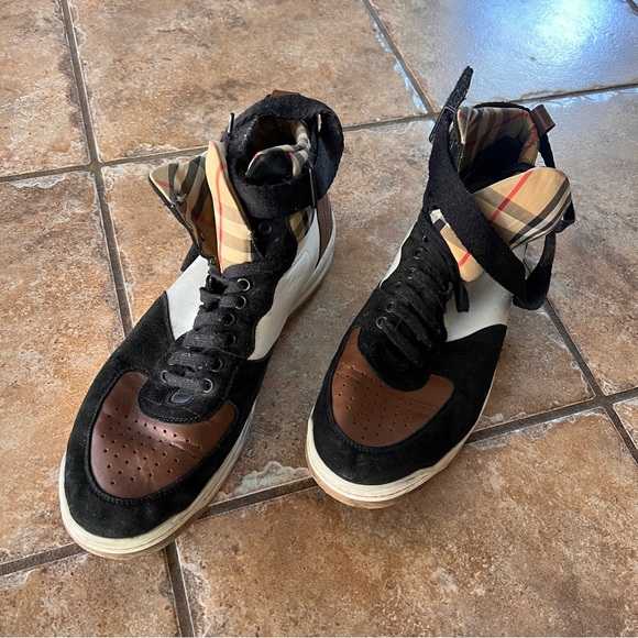 Burberry Men’s Sneakers Shoes Size 46 12 - Picture 5 of 9